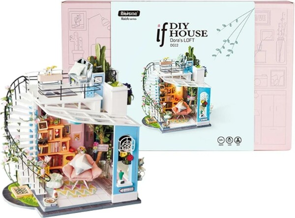 Robotime Mini maison à construire - Dora's Loft 6946785164343