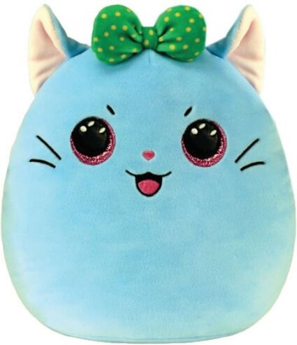 Ty Beanie squishies (14") - kirra - cat with bow 008421393350