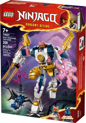 LEGO LEGO 71807 Le robot élémentaire de la technologie de Sora 673419389013