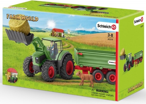 Schleich Schleich 42379 Tracteur avec remorque 4055744039324