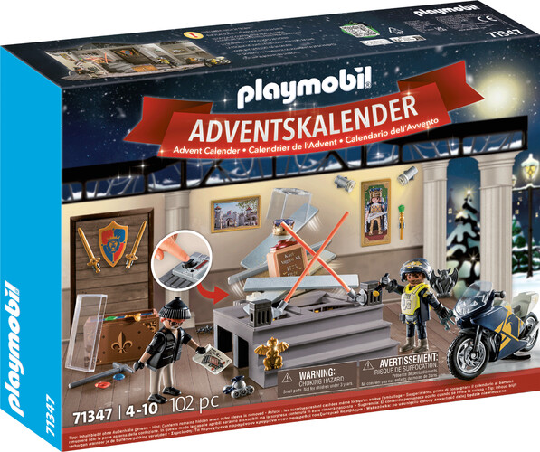 Playmobil Playmobil 71347 Calendrier de l'Avent Police: Vol au musée 4008789713476