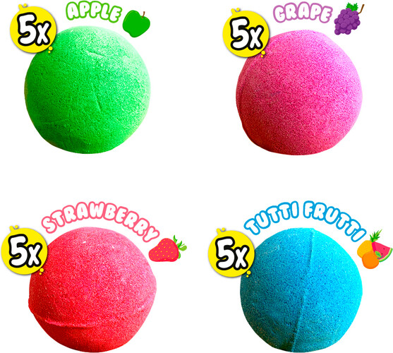 Zimpli Kids zimpli - baff bombz paquet de 4 balles 813974020284