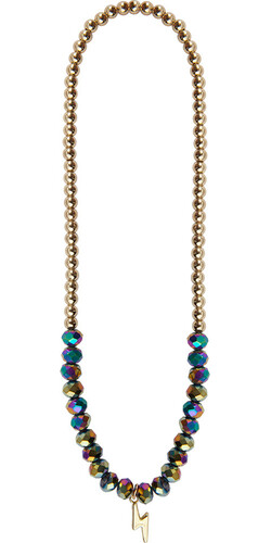 Creative Education Bijou Lightning Bolt Revolt Necklace 771877861178
