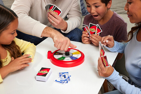 Mattel jeu uno spin 194735320271