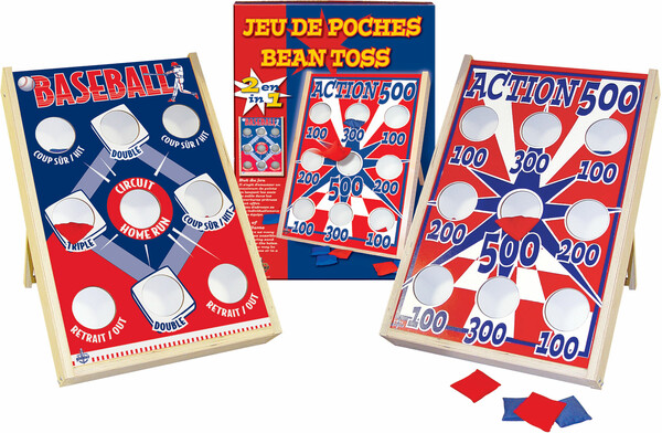 Gladius Jeu de poches - 2 en 1 Action 500 / Baseball (fr/en) 620373005008