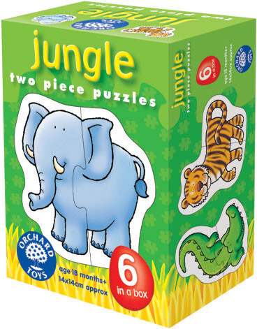 Orchard Toys Casse-tête 2x6 animaux de la jungle 5011863301147