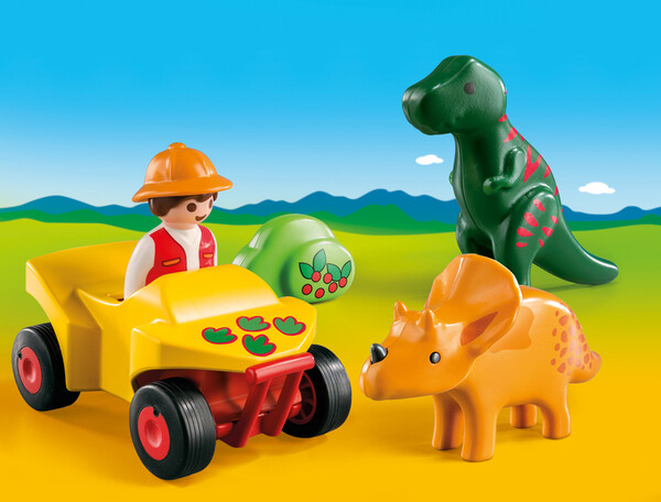 Playmobil Playmobil 9120 1.2.3 Explorateur et dinosaures 4008789091208