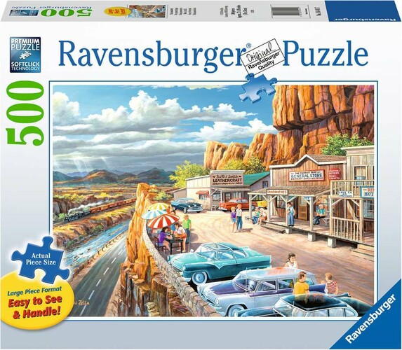Ravensburger casse-tete Casse-tête 500 Large Vue panoramique 4005556164417