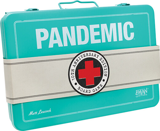 Z-Man Games Pandemic (fr) base 10e anniversaire (pandémie) 8435407622623