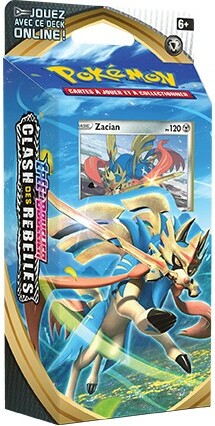 nintendo Pokémon Épée et bouclier 2 Clash des rebelles Theme Deck Zacian français (Sword and Shield 2) *
