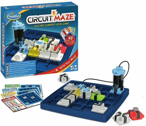 ThinkFun Circuit Maze (fr/en) jeu de logique courant électrique 4005556763412