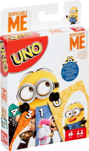 Mattel UNO (fr/en) Détestable moi 3 (Minions), jeu de cartes 887961477320