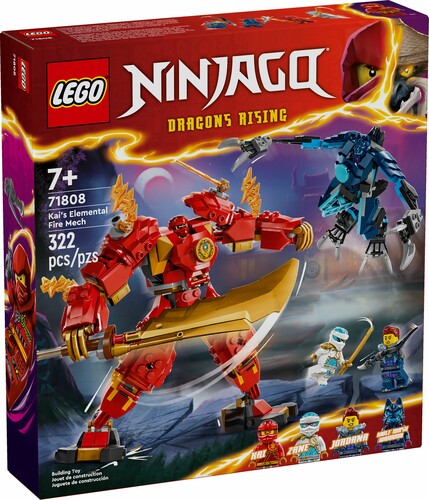 LEGO LEGO 71808 Le robot élémentaire du feu de Kai 673419389754