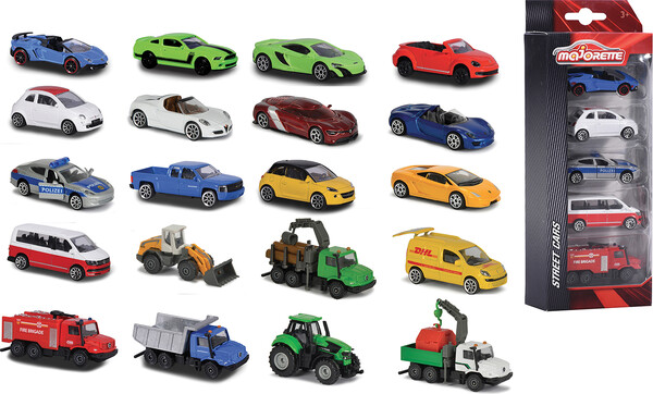 Majorette Majorette - 1:64 Ensemble 5 voitures (unité) (varié) 3467452035290