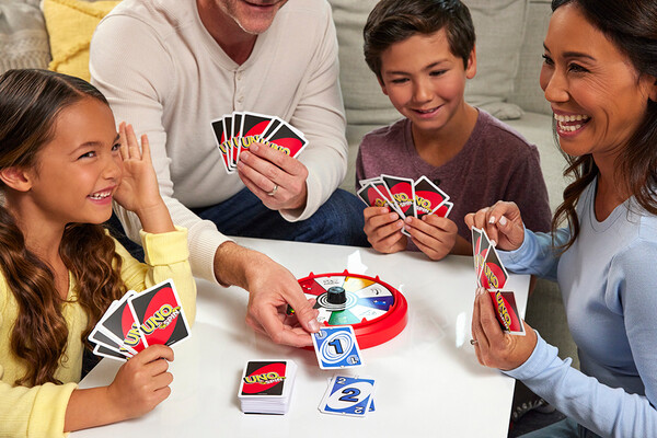 Mattel jeu uno spin 194735320271