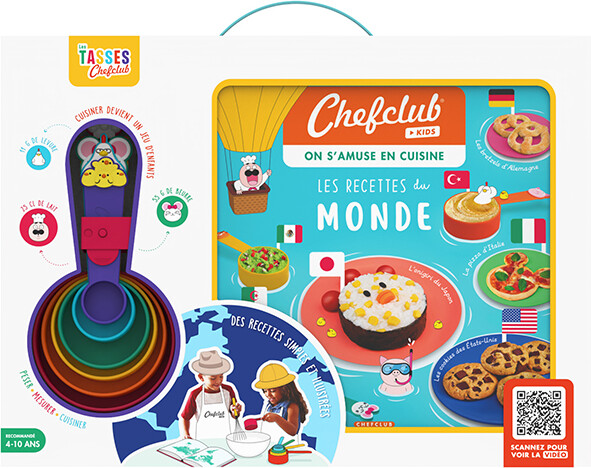 Chefclub Chefclub - Coffret Les recettes du monde 9782490129386