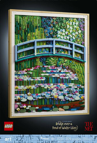 LEGO LEGO 31220 Art Claude Monet – Le bassin aux nymphéas, harmonie verte 673419423885
