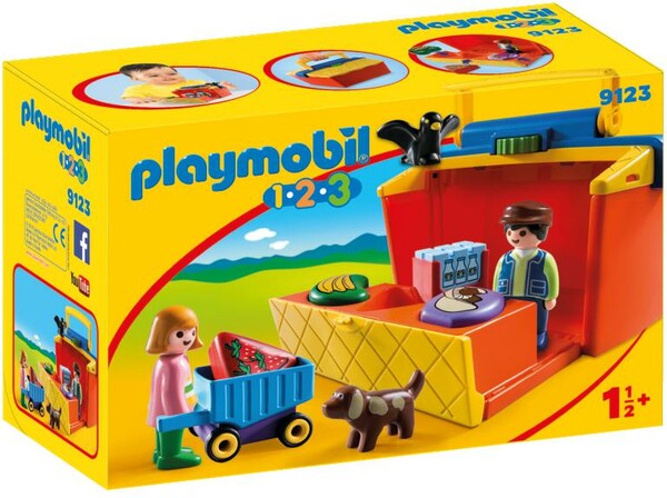 Playmobil Playmobil 9123 1.2.3 Marché transportable 4008789091239