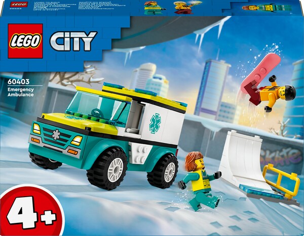 LEGO LEGO 60403 L’ambulance de secours et le snowboardeur 673419386913