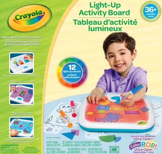 Crayola Tableau d'activité lumineux (Bilingue) 063652691309