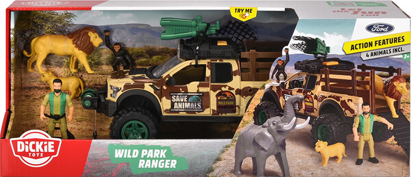 Dickie Toys dickie - ranger parc sauvage l&s 26 cm 1:25 4006333075322