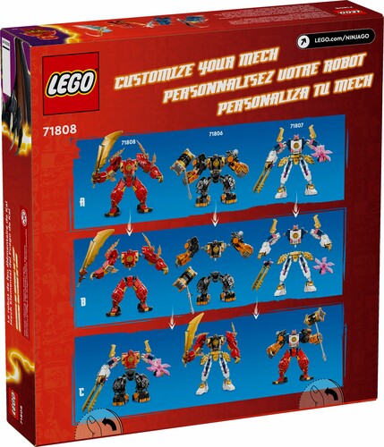 LEGO LEGO 71808 Le robot élémentaire du feu de Kai 673419389754