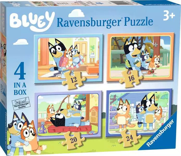 Ravensburger casse-tête Casse-tête 12-16-20-24 progressif Bluey 4005556031115