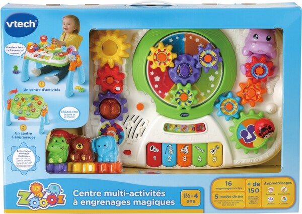 VTech VTech GearZooz Centre multi-activités à engrenages magiques (fr) 3417761786055