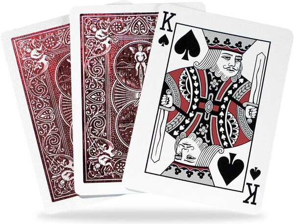 Bicycle Cartes à jouer - metallique rouge 073854024409