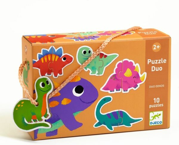 Djeco Casse-tête Duo trio dinos 3070900082632
