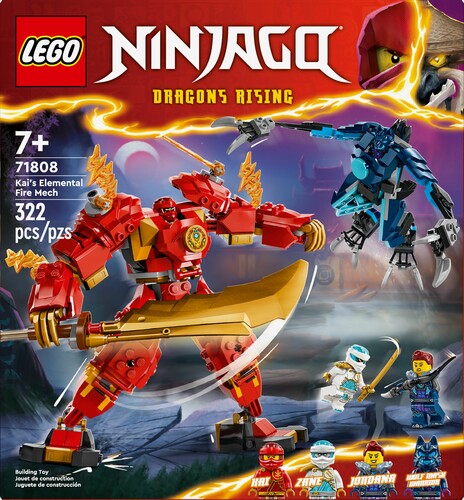 LEGO LEGO 71808 Le robot élémentaire du feu de Kai 673419389754