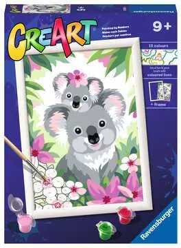 Ravensburger CreArt Peinture à numéro CreART Koalas câlins 4005556200504
