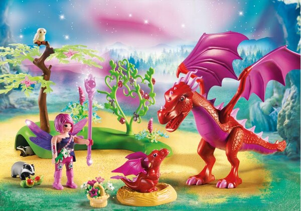 Playmobil Playmobil 9134 Gardienne des fées avec dragons 4008789091345