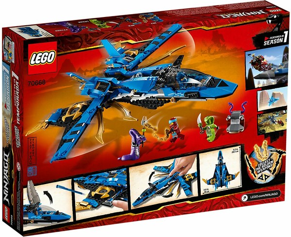 LEGO LEGO 70668 Ninjago Le supersonique de Jay 673419301732