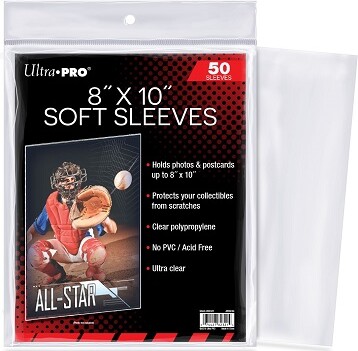 Ultra PRO protecteur Large 50ct 8" x 10" 074427823214