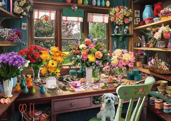 Ravensburger casse-tête Casse-tête 1000 Cabanon du fleuriste 4005555017226