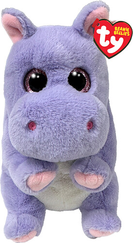 Ty Beanie Babies - HENRIETTA - hippo purple belly reg 008421373949