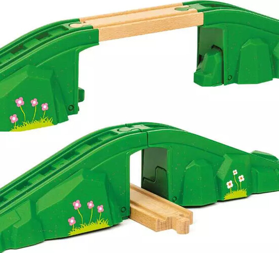 Brio Train Brio Train en bois Pont en arc 36107 7312350361070
