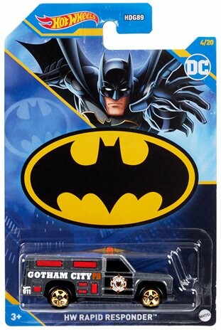 Hot Wheels Hot Wheels - Voiture de l'Univers Batman - HW Rapid Responder 194735113873