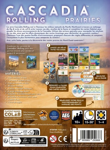 Lucky Duck Games Cascadia (fr) Rolling Prairies 5905965250666