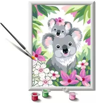 Ravensburger CreArt Peinture à numéro CreART Koalas câlins 4005556200504