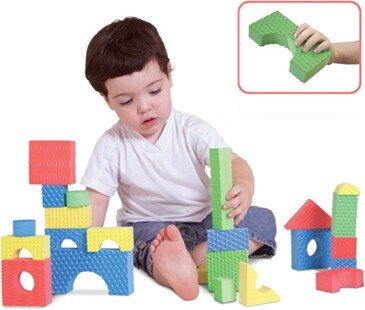 Edushape Blocs texture 30 pc 7290005076923