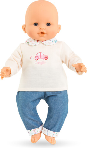 Corolle Corolle vêtement (36cm) - Week-end à Paris - t-shirt manches longue et jeans 4062013141695