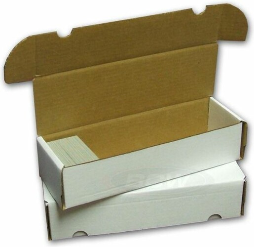 BCW Boite à cartes 660 blanche 12.75x3x4.125" 722626210358