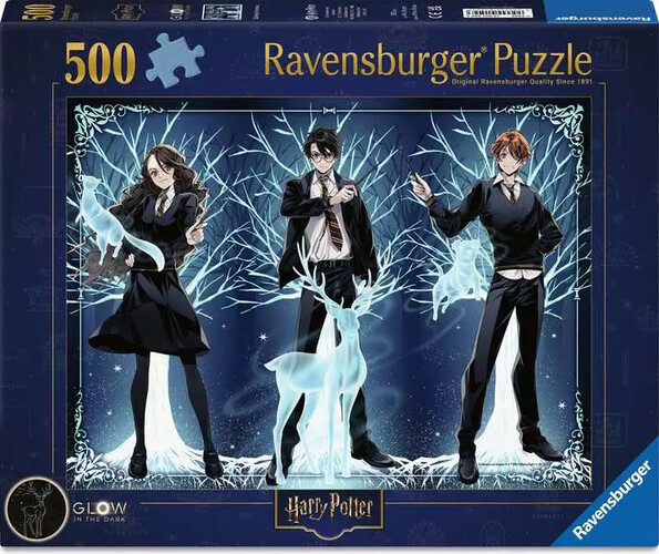 Ravensburger casse-tête Casse-tête 500 Glow in the dark - Harry Potter Harry Potter 4005555015093