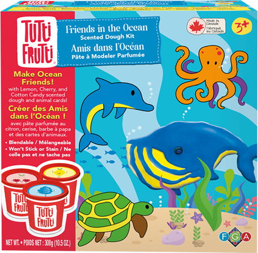 Tutti Frutti Pâte à modeler ensemble amis dans l'océan (fr/en) 061404147555