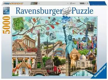 Ravensburger Casse-tête 5000 Collage de grandes villes 4005556171187