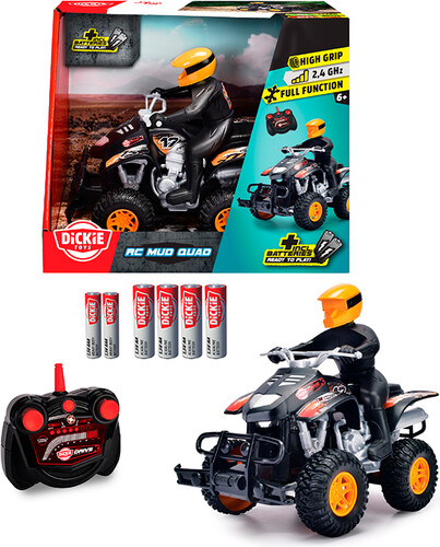 Dickie Toys dickie - téléguidé quad tout-terrain 21cm 1:18 4006333088902