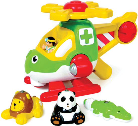 WOW Toys Harry hélicoptère de sauvetage d'animaux 5033491010147