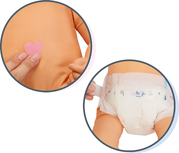 Zapf Creation Baby Born (43cm) - poupée interactive annabell 689202918599